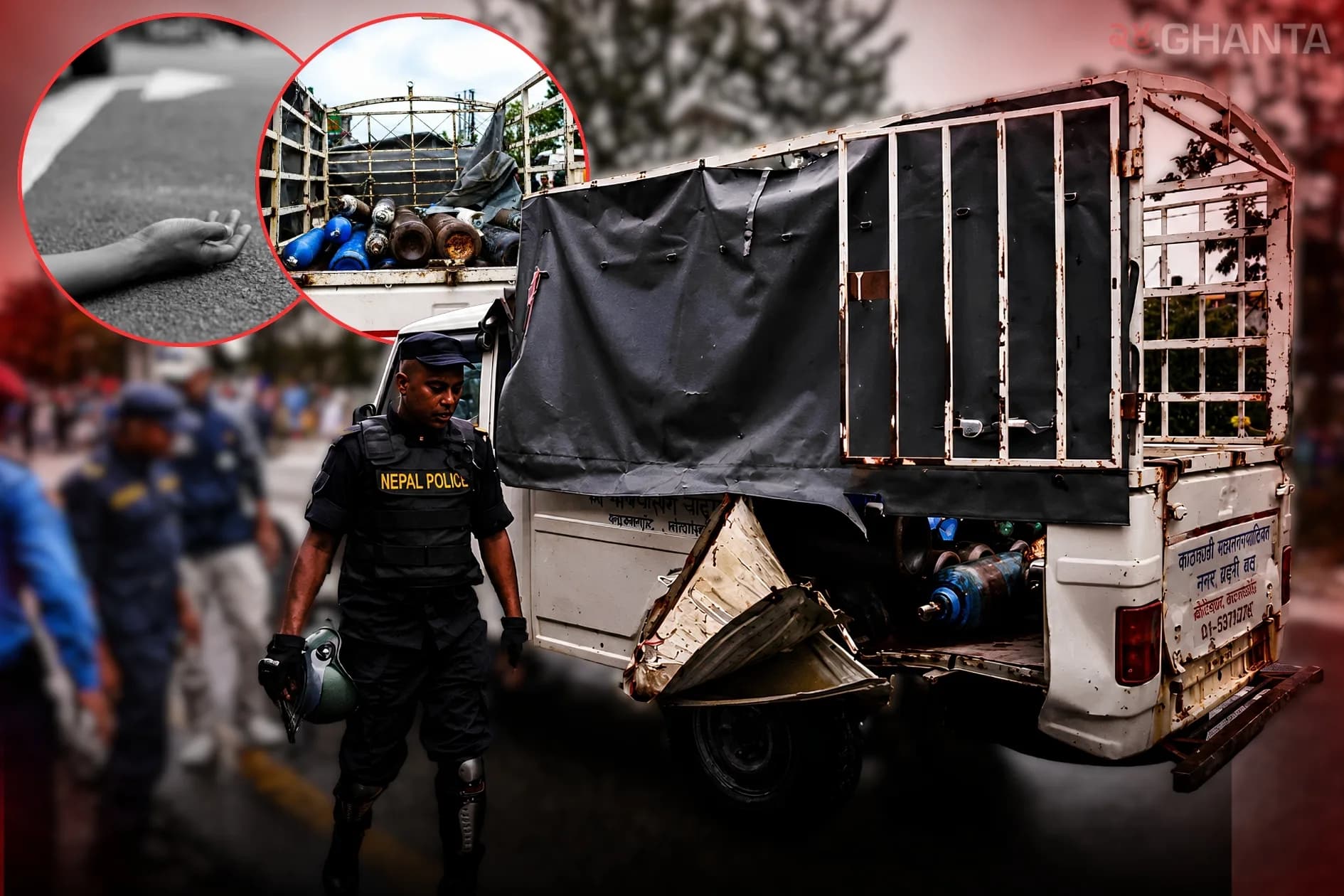 Oxygen Cylinder Explosion Kills Rider