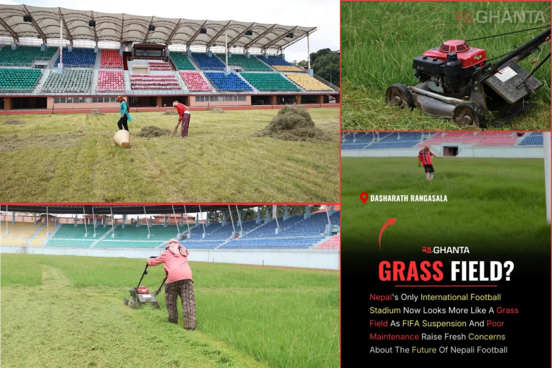 Dasharath Stadium Cleanup Finally Begins