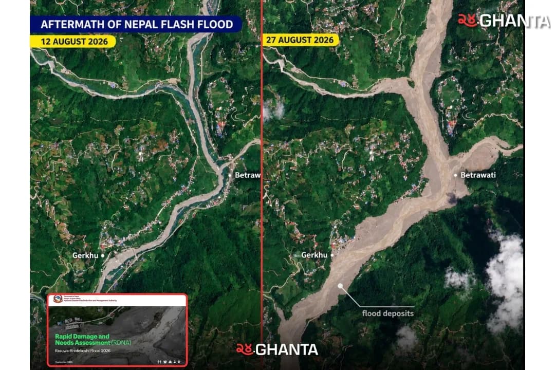Bhotekoshi Flood Reconstruction Cost Reaches Rs. 7 Kharba 23 Arba