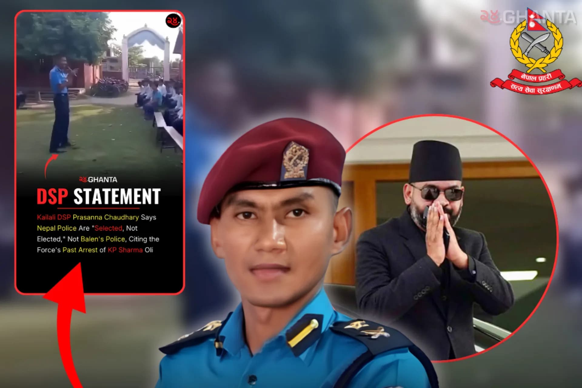 DSP Prasanna Raj Chaudhary summoned for clarification regarding his remarks on Nepal Police
