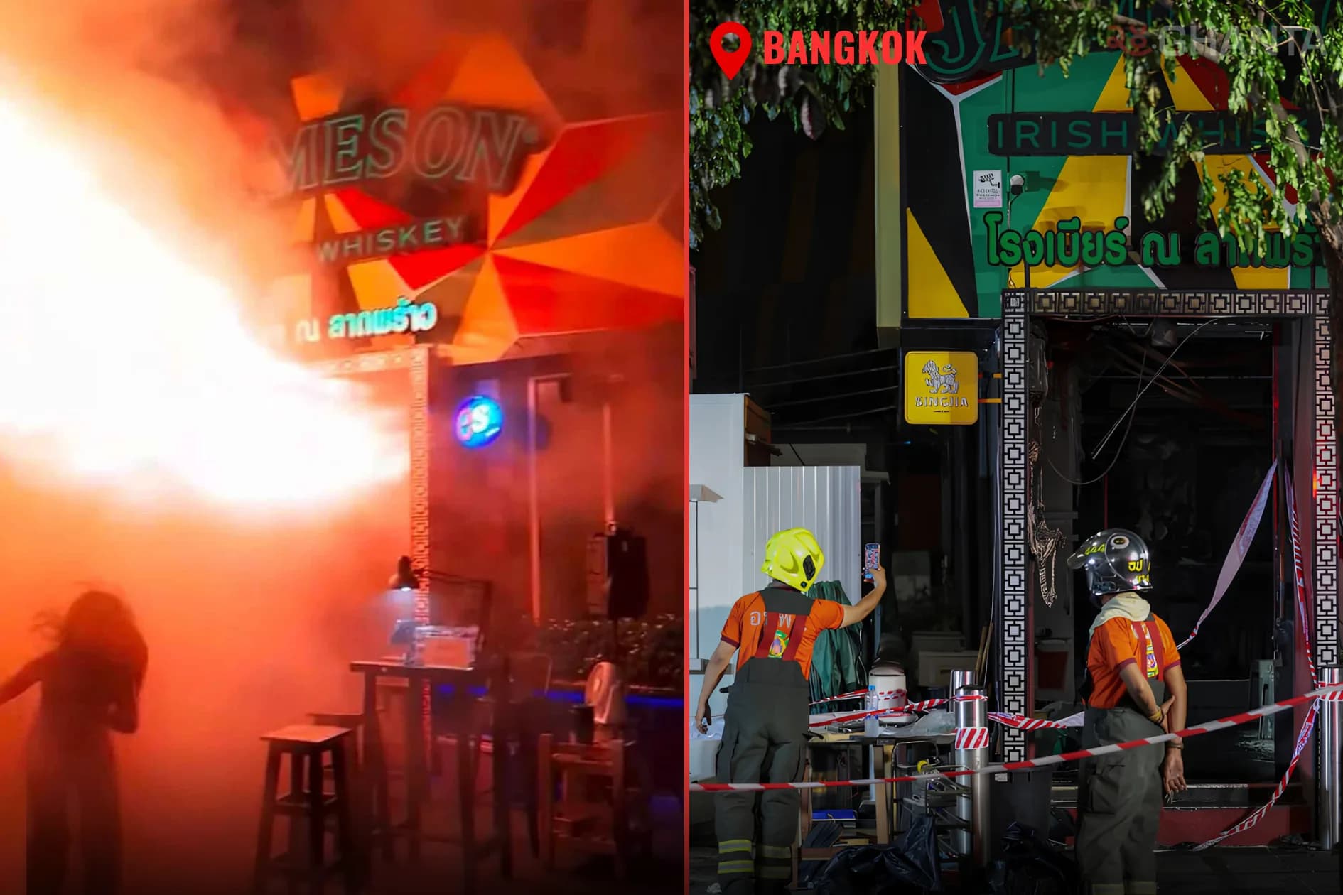 angkok Pub Fire Kills Twenty-Seven