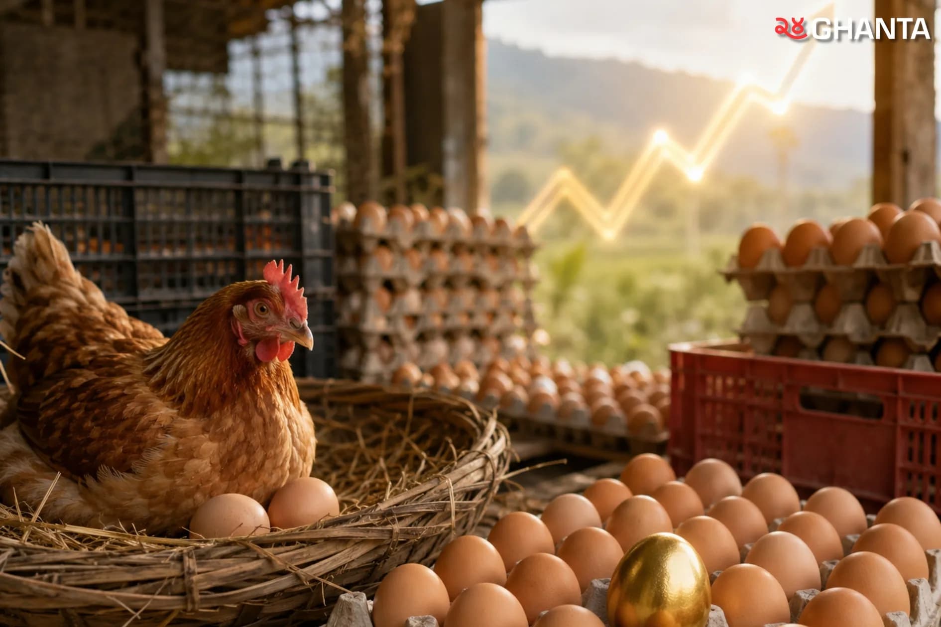 Egg Prices Rise, Farmers Struggle