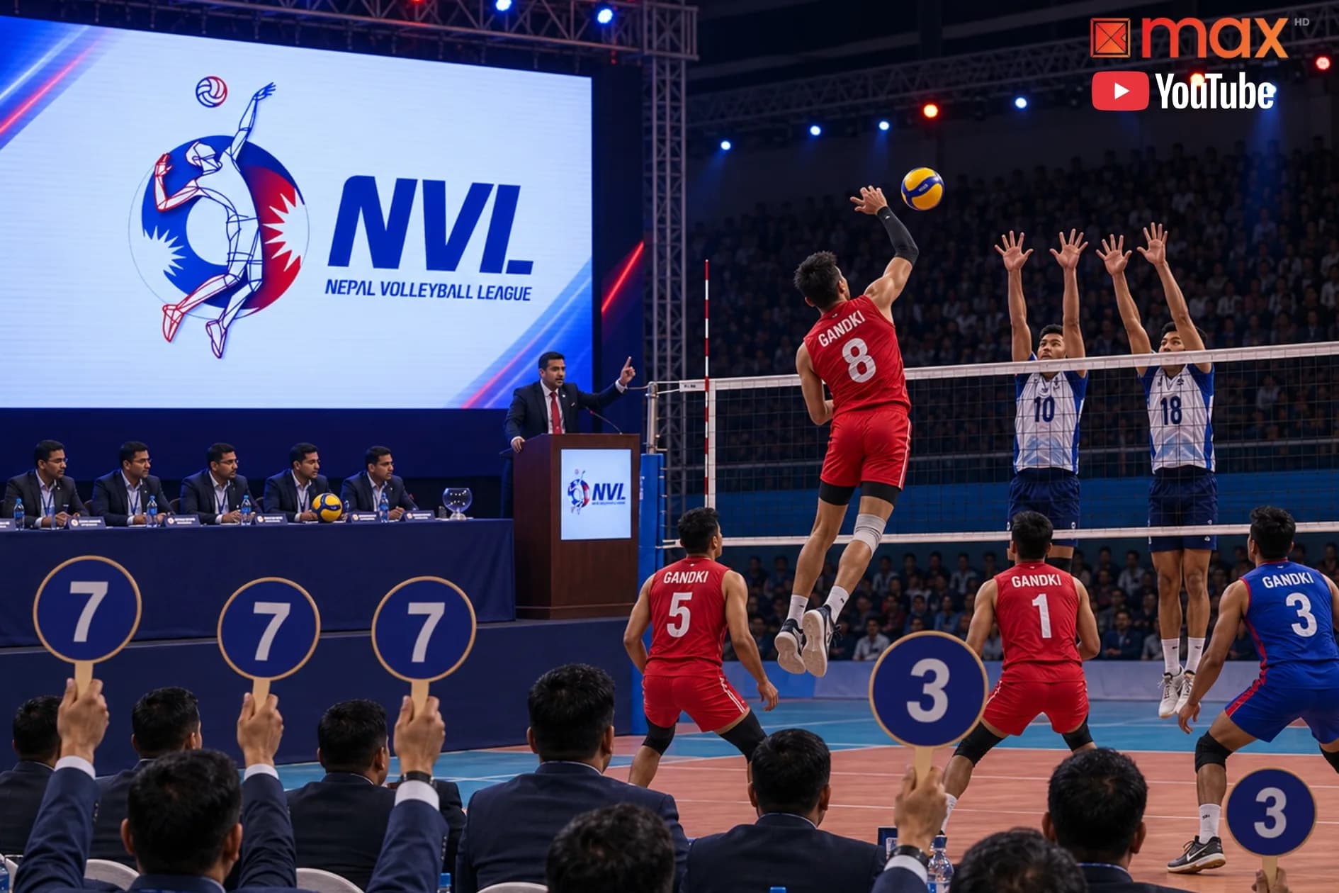 Professional Volleyball Begins In Nepal