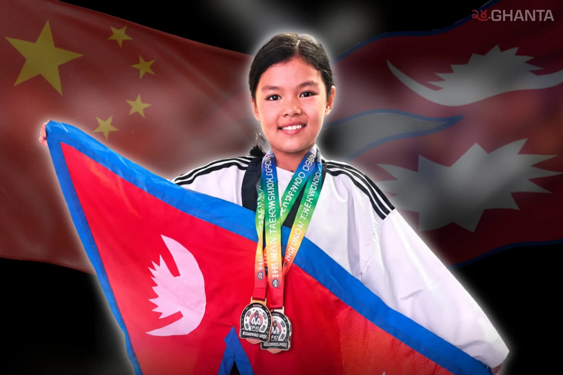 Nepali taekwondo athlete Vaibhavi Sapkota