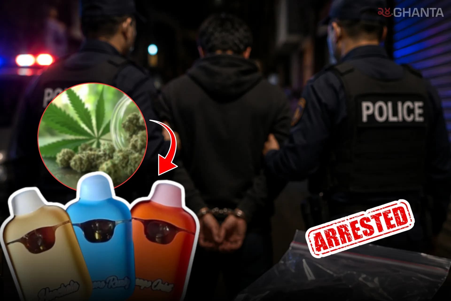 Man Arrested With Cannabis-Containing Vapes In Thamel