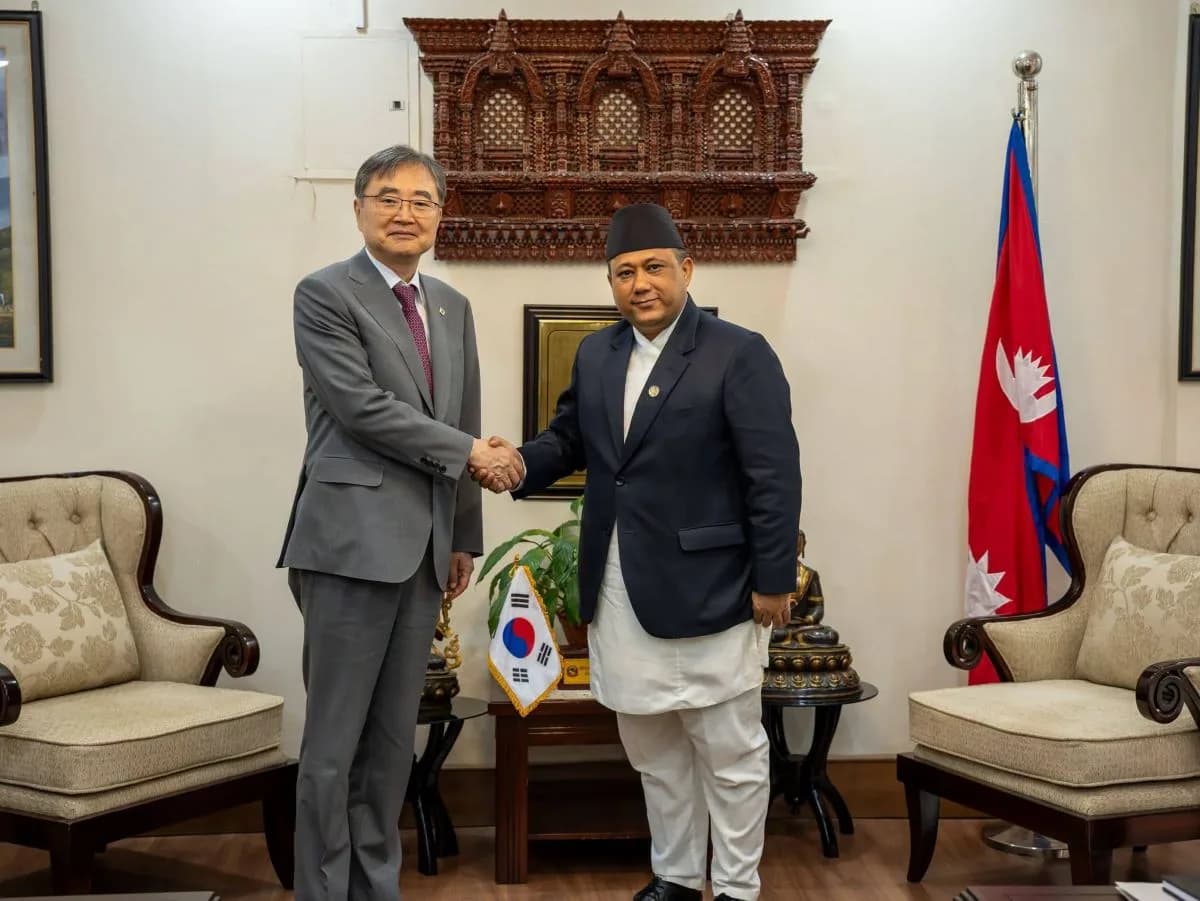 Nepal and South Korea Foreign Minister