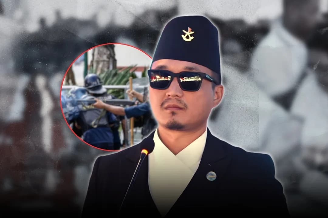 Home Minister Gurung During Gen-Z Martyrs’ Memorial Event
