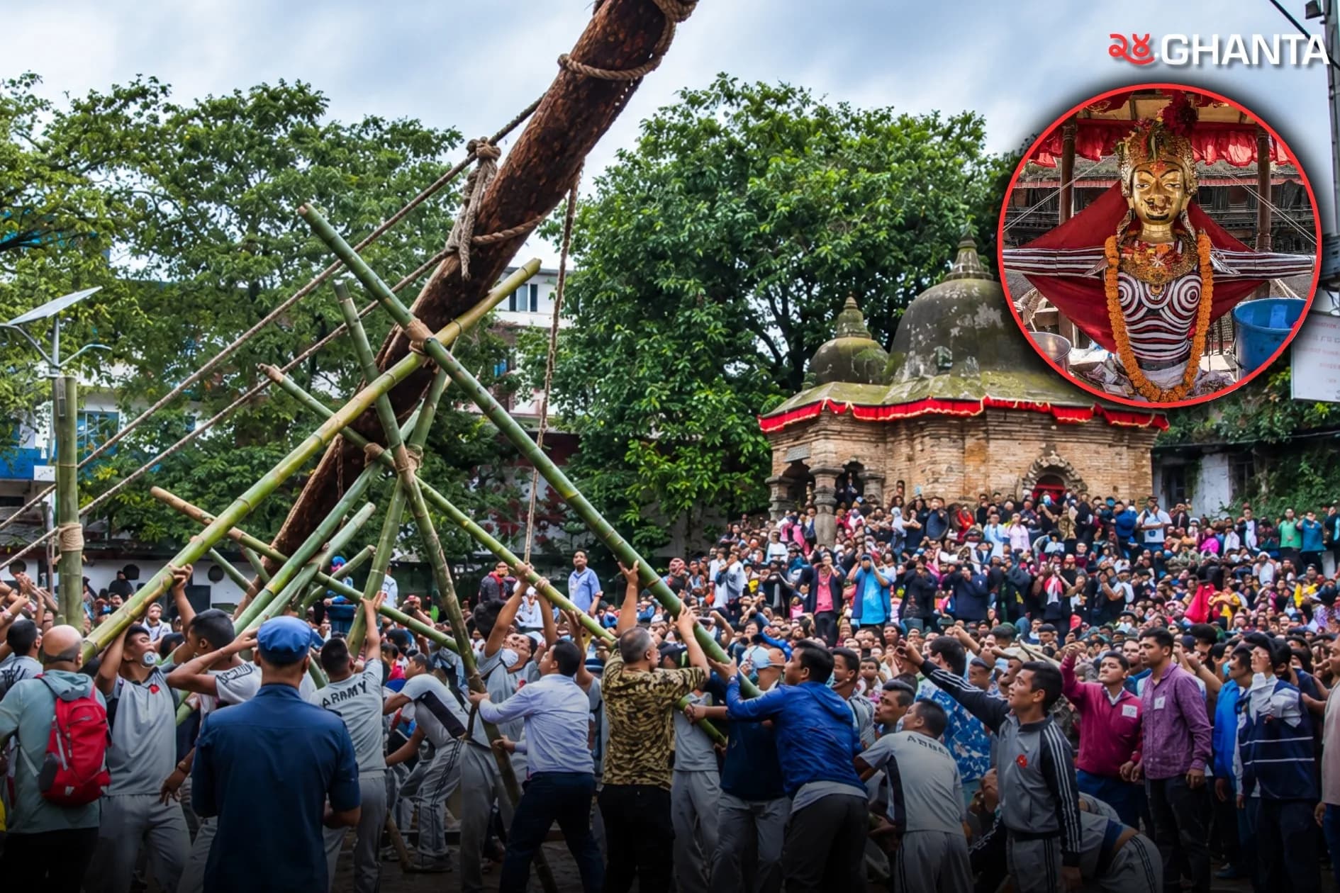 Kathmandu Prepares For Indra Jatra